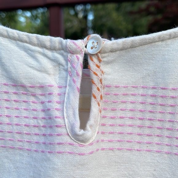 🌺 THML CLOTHING; FUN, 100% Cotton Colorful & Cute Dress with Tassels; Size M! - Picture 6 of 14